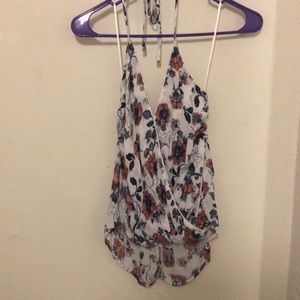 Abercrombie and Fitch floral halter top
